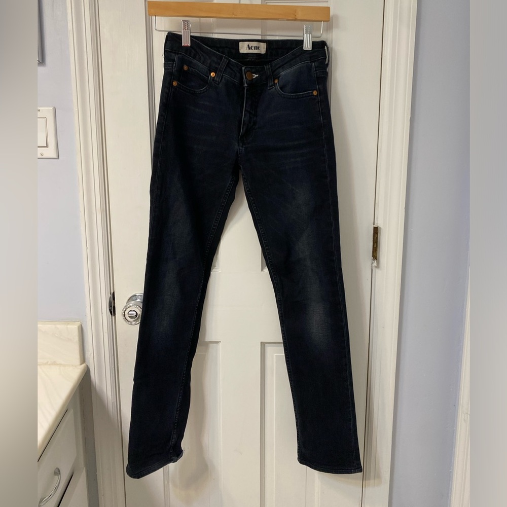 Acne Hex Basement Wash Jeans, Size 26x32